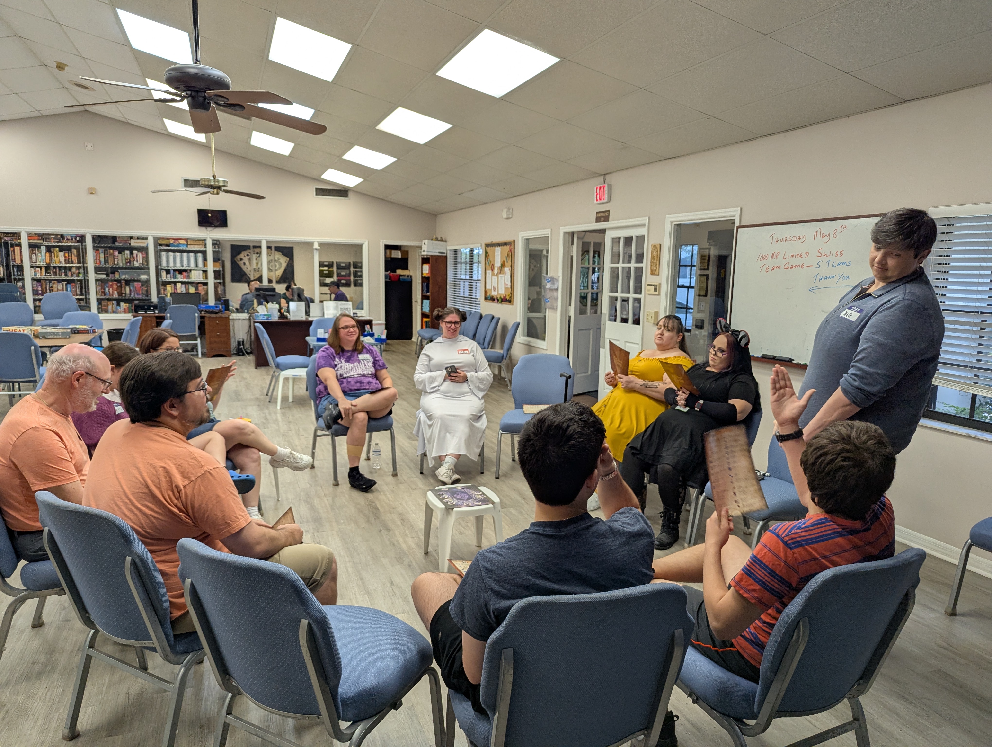Blood on the Clocktower session at Tampa Gaming Guild